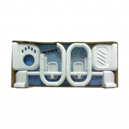 Set baño ARS PLASTIC 7 Pzas...