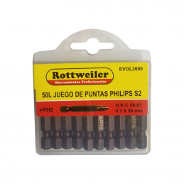 Puntas NEON 10Pz PH2 50mm...