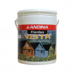 Latex ANDINA VISTA Negro 12 KG