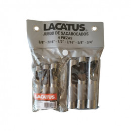 Sacabocados LACATUS Jgo....