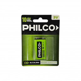 Bateria PHILCO Alcalina 9V...