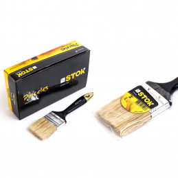 Pincel STOK Cerda blanca...