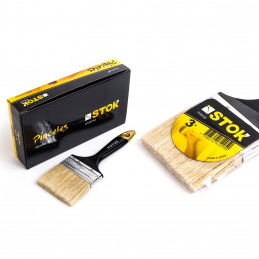 Pincel STOK Cerda blanca...