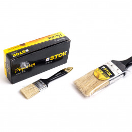 Pincel STOK Cerda blanca 1...
