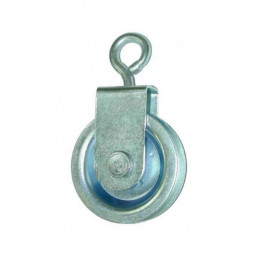 Roldana metal niquelada...