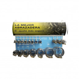Exhibidor Abrazaderas N°4...