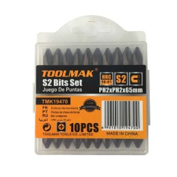 Puntas TOOLMAK Doble PH2...