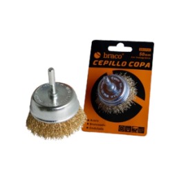 Cepillo copa BRACO Rizado...