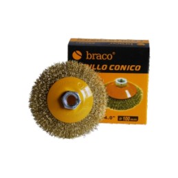 Cepillo conico BRACO 100mm...