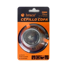 Cepillo copa BRACO Rizado...