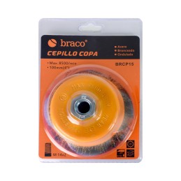Cepillo copa BRACO Rizado...