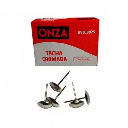 Tachas ONZA Cromada x100u...