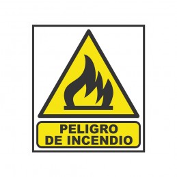 Cartel Riesgo incendio 306