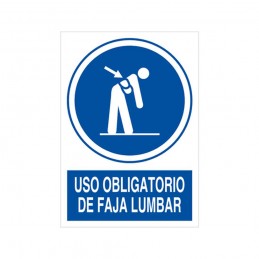 Cartel Obligatorio faja...