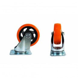 Rueda PVC Giratoria 125x32...