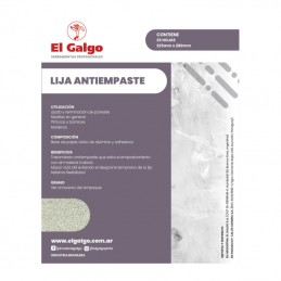 Lija EL GALGO Antiempaste...